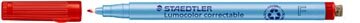 Staedtler Lumocolor uitwisbare pen, schrijfbreedte: 0,6 mm, rood