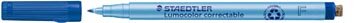 Staedtler Lumocolor uitwisbare pen, schrijfbreedte: 0,6 mm, blauw