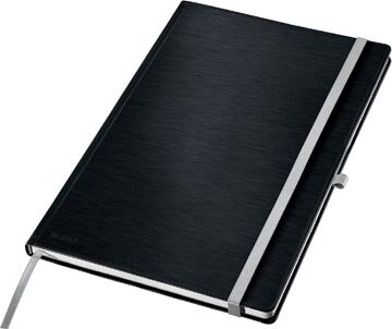 Leitz Style notitieboek, ft A4, harde kaft, gelijnd, zwart