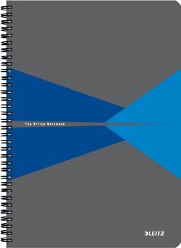 Leitz Office notitieboek, ft A4, kaft in PP, gelijnd, blauw