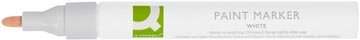 Q-CONNECT paint marker, op oliebasis, ronde punt, wit
