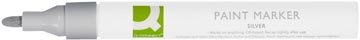 Q-CONNECT paint marker, op oliebasis, ronde punt, zilver