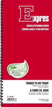 Sigel Things To Do Today, ft 29,7 x 14 cm, internationaal