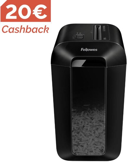 Fellowes Powershred papiervernietiger LX65, zwart