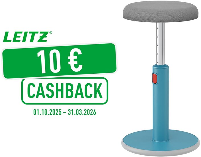 Leitz Ergo Cosy actieve Zit/Sta kruk, blauw