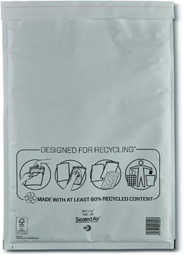 Mail Lite luchtkussenenveloppen, wit, J/6, 300 x 440 mm, doos van 100 stuks