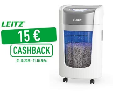 Leitz IQ OptiMax 350 Small Office papiervernietiger P5