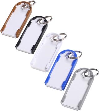 Pavo Magnettag sleutelhanger, pak van 10 stuks, assorti