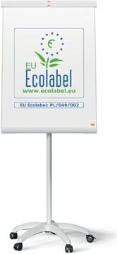 Nobo Premium Plus flipover, ft 70 x 100 cm, uit staal, magnetisch, mobiel
