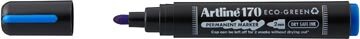 Artline permanent marker Drysafe 170 Eco-Green, 2 mm, ronde punt, blauw