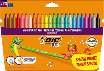 Bic Kids viltstift Couleur, blister van 18 + 6 gratis