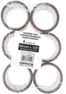 OFFICE products verpakkingstape, ft 48 mm x 46 m, bruin