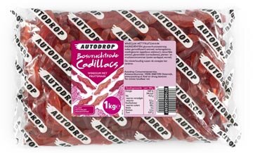 Autodrop snoep Cadillacs, zak van 1 kg