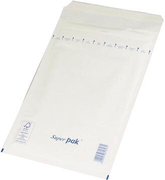 OFFICE products luchtkussenenveloppen, met stripsluiting, ft 220 x 265 mm, wit, pak van 10 stuks