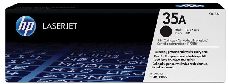 HP toner 35A, 1 500 pagina's, OEM CB435A, zwart