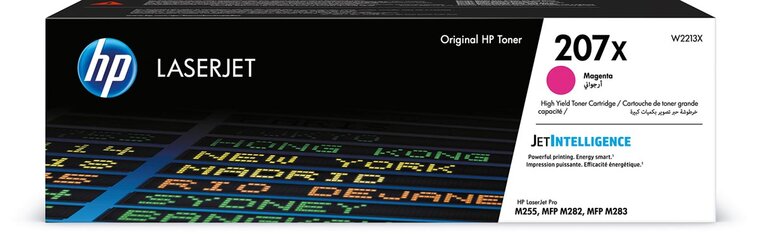 HP toner 207X, 2.450 pagina's, OEM W2213X, magenta
