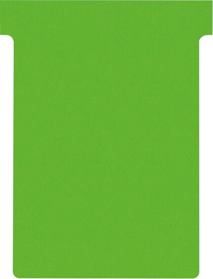 Nobo T-planbordkaarten index 3, ft 120 x 92 mm, groen