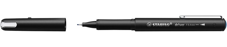 STABILO dr!ver fineliner, fijne punt, blauw