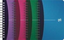 Oxford Office Urban Mix notitieboekje, 180 bladzijden, ft 9 x 14 cm, geruit 5 mm, geassorteerde kleuren