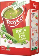 Royco Minute Soup classic erwten met ham, pak van 25 zakjes