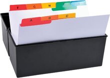 Exacompta tabbladen voor systeemkaartenbakken, 25 tabs, ft A5