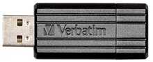 Verbatim PinStripe USB 2.0 stick, 16 GB, zwart