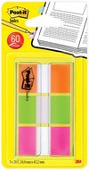 Post-it Index standaard, ft 25,4 x 43,2 mm, blister met 3 kleuren, 20 tabs per kleur