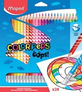 Maped kleurpotlood Color&#039;Peps Oops, 24 potloden in een kartonnen etui