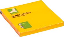 Q-CONNECT Quick Notes, ft 76 x 76 mm, 80 vel, neonoranje