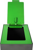 V-Part top met klep voor modulaire afvalbak 60 l, groen
