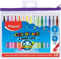 Maped Viltstift ColorPeps Long Life, etui van 15 stuks