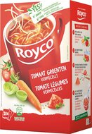 Royco Minute Soup tomaat groenten vermicelli, pak van 20 zakjes