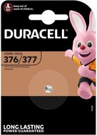 Duracell knoopcel Duralock 377, op blister