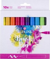 Talens Ecoline Brush pen, etui van 10 stuks, assorti