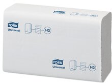 Tork Xpress handdoek, multifold, 237 vellen, 2-laags, systeem H2 Universal, wit