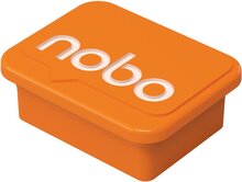 Nobo magneten voor whiteboard, oranje, pak van 4