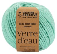 Graine Cr&eacute;ative Macram&eacute; touw, ft 2,5 mm x 80 m, muntgroen