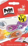 Pritt correctieroller Micro Roller, blister met 2 stuks waarvan 2de aan halve prijs