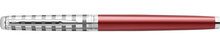 Waterman vulpen H&eacute;misph&egrave;re Deluxe Red met palladium detail