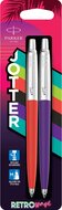 Parker Jotter Originals balpen 80&#039;S Retro Wave, blister van 2 stuks (oranje en paars)