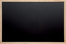 MAUL krijtbord zwart met houten frame 30x40cm