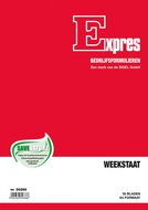 Sigel Expres weekstaat, ft A4, Nederlandstalig, 50 vel