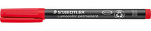 Staedtler Lumocolor 317, OHP-marker, permanent, 1,0 mm, rood