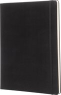 Moleskine notitieboek,  ft 19 x 25 cm, gelijnd, harde cover, 192 blad, zwart