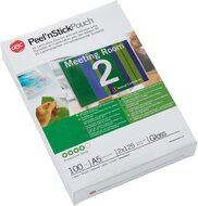GBC Peel'nStick lamineerhoes ft A5, 250 micron (2 x 125 micron), zelfklevend, pak van 100 stuks