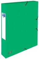 Elba elastobox Oxford Top File+ rug van 4 cm, groen