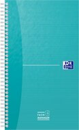 Oxford Office Essentials taskmanager, 230 bladzijden, ft 14,1 x 24,6 cm, aqua