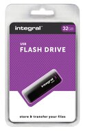 Integral USB 2.0 stick, 32 GB, zwart