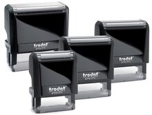 Trodat Printy tekststempel, met voucher Printy 4911, ft 38 x 14 mm, op blister