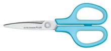 Plus FitCut Curve SMART schaar, 17,5 cm, blauw, op blister